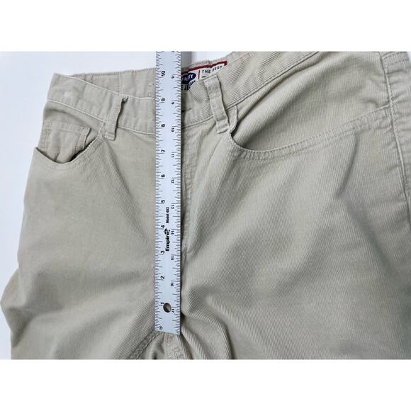 Y2K Vintage Old Navy Mid Rise Straight Leg Corduroy Jeans 100% Cotton Beige 8 - Picture 8 of 10